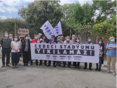 TMMOB ANKARA İKK: "KENTİN HAFIZASI YERİNDE KORUNMALIDIR-CEBECİ İNÖNÜ STADYUMU MİLLET BAHÇESİ OLMASIN"