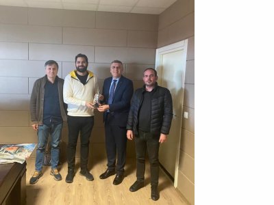 KURMEL HOLDİNG AKMETAL MADENCİLİK YÖNETİM KURULU ÜYESİ YAĞIZ ERKALI ZİYARET ETTİK (15.01.2022)