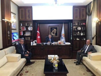 ADANA BÜYÜKŞEHİR BELEDİYE BAŞKANI ZEYDAN KARALAR`I ZİYARET ETTİK (11.04.2022)