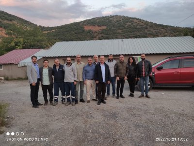 BARİT MADEN A.Ş. KAHRAMANMARAŞ / TÜRKOĞLU YERALTI İŞLETMESİNİ ZİYARET ETTİK (21.10.2022)