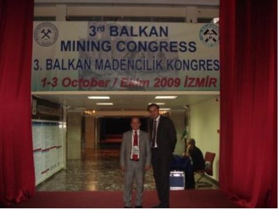 3.BALKAN MADENCİLİK KONGRESİ VE 3. MADENCİLİK, DOĞAL KAYNAKLAR VE TEKNOLOJİLERİ FUARI GERÇEKLEŞTİRİLDİ (01-03 EKİM 2009) 