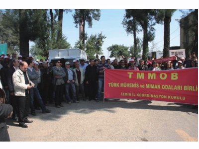 TARİŞ İŞÇİLERİNE DESTEK ZİYARETİNE KATILDIK (23.03.2010)