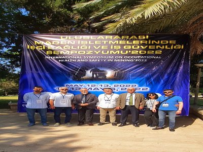 ULUSLARARASI MADEN İŞLETMELERİNDE İŞÇİ SAĞLIĞI VE İŞ GÜVENLİĞİ SEMPOZYUMU`NA KATILIM SAĞLANDI