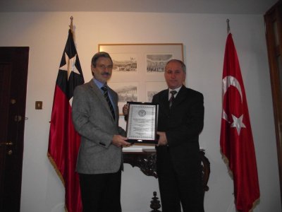 Oda Yönetim Kurulumuz Şili Büyükelçiliğini Ziyaret Etti.