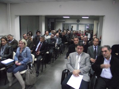 “Maden Kanunu Değişikliği ve Uygulama Yönetmeliğinin Maden Mühendisliği Açısından Değerlendirilmesi” konulu söyleşi yapıldı.