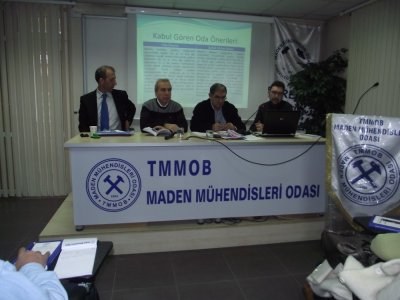 “Maden Kanunu ve Madencilik Faaliyetleri Uygulama Yönetmeliği‘nin meslektaşlarımıza ve madencilik sektörüne etkileri” konulu forum düzenlendi.