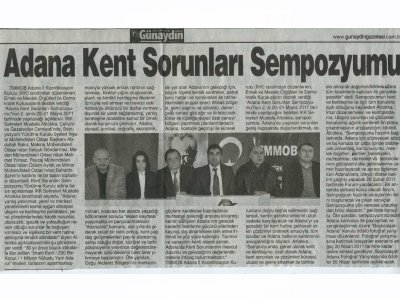 ADANA KENT SORUNLARI SEMPOZYUMU – II  (12 OCAK 2011 )