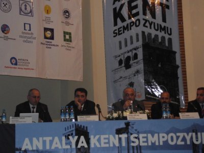 ANTALYA KENT SEMPOZYUMU`NA KATILDIK