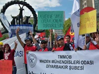 15 MAYIS 2011 ANKARA TMMOB MİTİNGİNE KATILDIK
