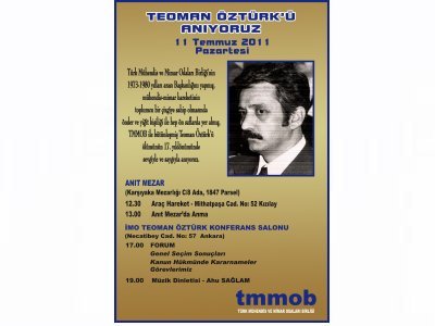 Teoman Öztürk`ü Anıyoruz.