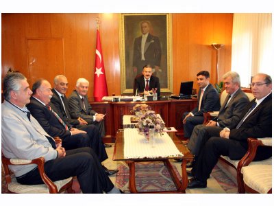 YÖNETİM KURULU ÜYELERİMİZ ZONGULDAK VALİSİ EROL AYYILDIZ’I ZİYARET ETTİ