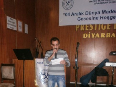 4 ARALIK DÜNYA MADENCİLER GÜNÜ DİYARBAKIR`DA KUTLANDI