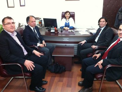 ADANA İL ÖZEL İDARESİ RUHSAT ŞUBE MÜDÜRLÜĞÜNE ZİYARET (07.02.2012)