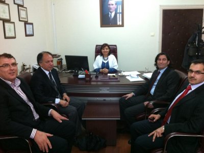 ADANA İL ÖZEL İDARESİ RUHSAT ŞUBE MÜDÜRLÜĞÜNE ZİYARET (07.02.2012)