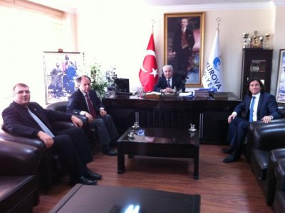 ADANA ÇUKUROVA BELEDİYESİ BAŞKANI’NI ZİYARET (09.02.2012)