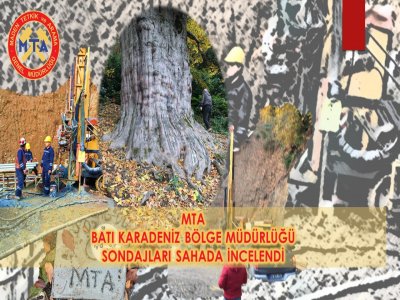 MTA BATI KARADENİZ BÖLGE MÜDÜRLÜĞÜ TARAFINDAN SÜRDÜRÜLEN ÇALIŞMALAR SAHADA İNCELENDİ