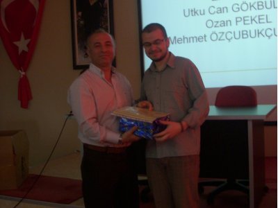 DEÜ Maden Mühendisliği Bölümü Staj Ödül Törenine katıldık (02.05.2012)