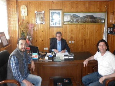 FINDIKPINARI (MERSİN) BELDİYE BAŞKANI MESLEKTAŞIMIZA ZİYARET (11.05.2012)