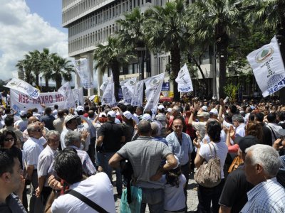 KESK`İN 1 GÜNLÜK İŞ BIRAKMA EYLEMİNE DESTEK (23.05.2012)