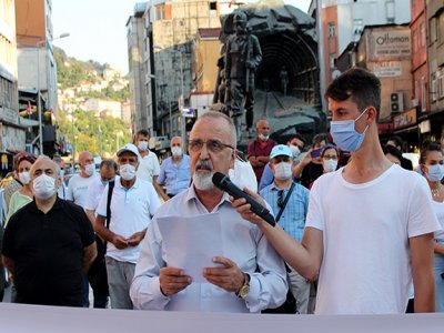 "Demokrasi denilen düzeni, sizlere inat bu işe gönül verenlerle ve bu işe emek verenlerle birlikte kuracağız.Gericiliğe ve faşizme gecit vermeyeceğiz"