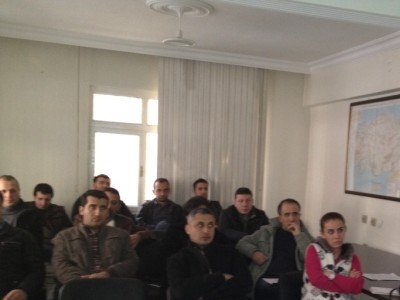 TEKNİK NEZARETÇİ YENİLEME EĞİTİMİ DÜZENLENMİŞTİR.(19.01.2013)