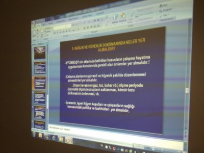 TEKNİK NEZARETÇİ YENİLEME EĞİTİMİ DÜZENLENMİŞTİR.(19.01.2013)