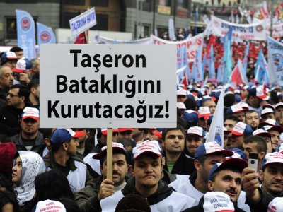 EMEĞE SAYGI MİTİNGİNDEYDİK