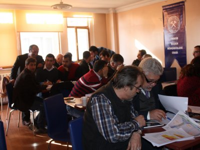 Edirne`de İş Sağlığı ve Güvenliği Kanunu ve Madencilik Sektöründe Risk Değerlendirmesi Çalıştayı yapıldı.