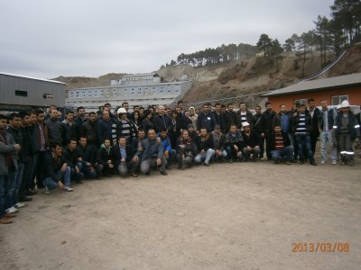 ÇUKUROVA ÜNİVERSİTESİ ÖĞRENCİLERİ İLE TEKNİK GEZİ YAPILDI (08.03.2013)