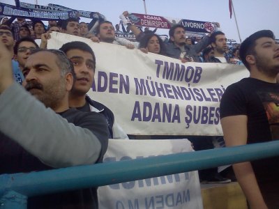 GENÇ MADENCİ ÇUKUROVA ÜNİVERSİTESİ HALKIN TAKIMININ MAÇINDA (01.04.2013)