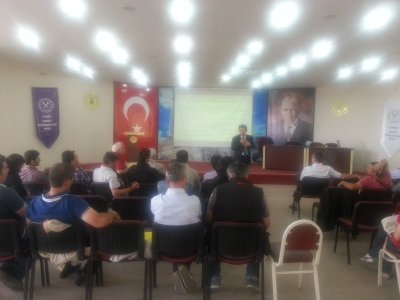 Kütahya`da İş Sağlığı ve Güvenliği Yasası Konulu Çalıştay Düzenlendi.