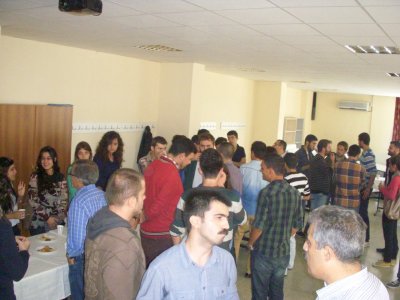DEÜ 1.Sınıf Maden Mühendisi Öğrencileri ile Tanışma                   ( 10.10.2013)