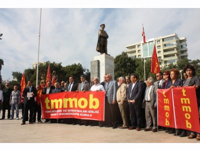 BASIN AÇIKLAMASI 
“HİÇBİR SALDIRI TMMOB’NİN MÜCADELESİNİ ENGELLEYEMEZ!” (14.11.2013)
