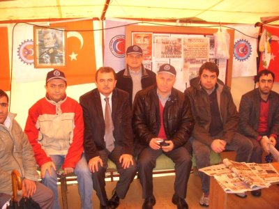 MADEN VE ENERJİ  İŞÇİLERİNİN  HAKLI MÜCADELESİNE DESTEK VERDİK.