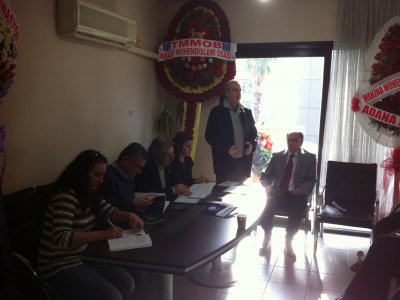 TMMOB MADEN MÜHENDİSLERİ ODASI ADANA ŞUBESİ GENEL KURULU VE SEÇİMİ YAPILDI (11-12 Ocak 2014)