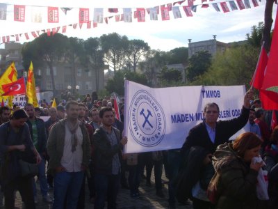 YATAĞAN- MİLAS- MUĞLA’DA ÖZELLEŞTİRİLMEYE KARŞI MİTİNG DÜZENLENDİ. ( 29.12.2013)