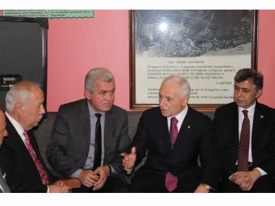 ZONGULDAK MİLLETVEKİLLERİ PROF. DR. MEHMET HABERAL VE 
ALİ İHSAN KÖKTÜRK’ÜN ODAMIZI ZİYARETİ