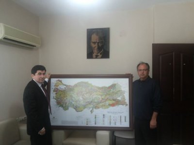 MTA DOĞU AKDENİZ BÖLGE MÜDÜRÜ  ŞUBEMİZİ ZİYARET ETTİ.( 03/03/2014 )