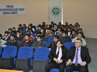 ÇUKUROVA ÜNİVERSİTESİ MADEN MÜHENDİSLİĞİ ÖĞRENCİLERİYLE TOPLANTI (11.03.2014)