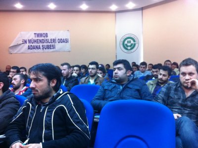 ÇUKUROVA ÜNİVERSİTESİ MADEN MÜHENDİSLİĞİ ÖĞRENCİLERİYLE TOPLANTI (11.03.2014)