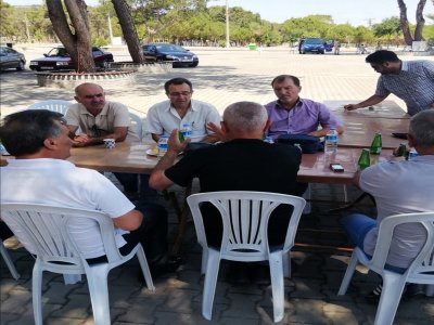 ÖZELLEŞTİRMEYE KARŞI MÜCADELEYE BAŞLAYAN SOMA MADEN İŞÇİLERİNE DESTEK ZİYARETİ GERÇEKLEŞTİRİLDİ.