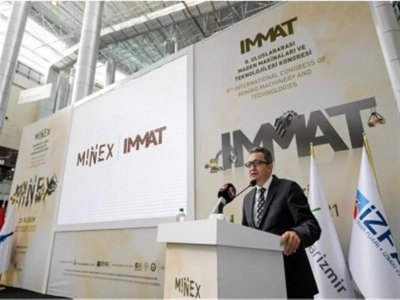 8.ULUSLARARASI MADEN MAKİNALARI VE TEKNOLOJİLERİ KONGRESİ(İMMAT) VE MINEX 2021 (13-14-15-16.10.2021) 