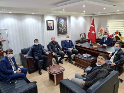 ALADAĞ İLÇE MİLLİ EĞİTİM MÜDÜRÜ MEHMET GAZİ YILANCIOĞLU NU ZİYARET ETTİK (04.11.2020)