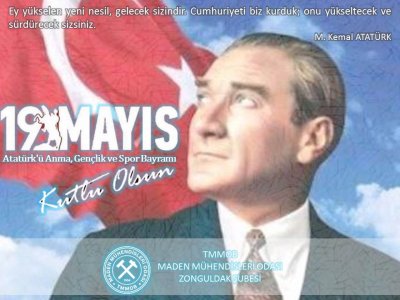 ATATÜRKÜ ANMA GENÇLİK ve SPOR BAYRAMI KUTLU OLSUN