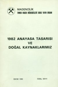 509 1982 ANAYASA TASARISI VE DOĞAL KAYNAKLARIMIZ