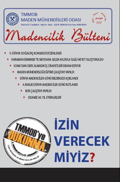 525 MADENCİLİK BÜLTENİ