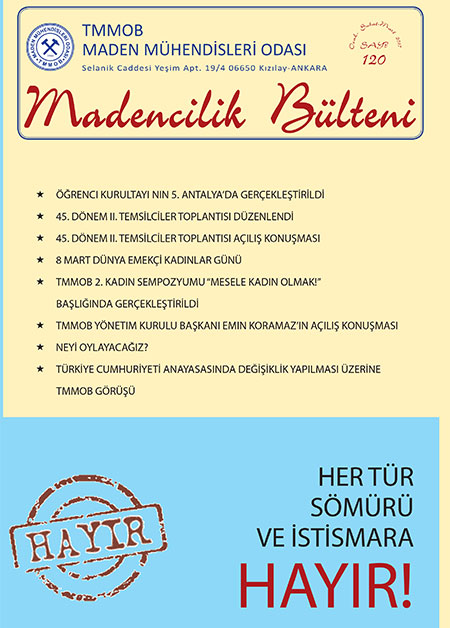 550 MADENCİLİK BÜLTENİ