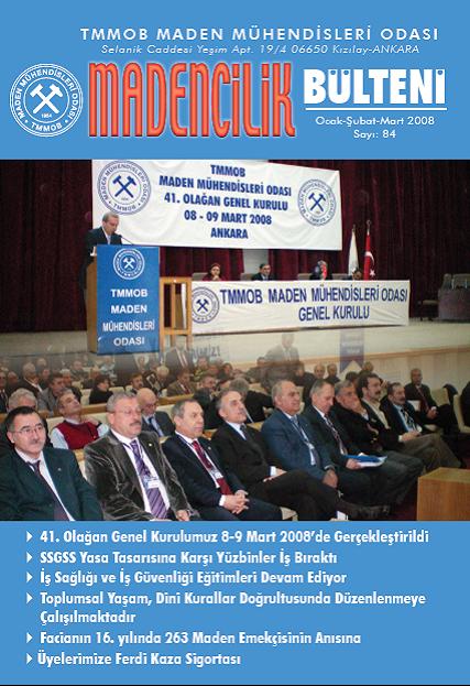460 MADENCİLİK BÜLTENİ