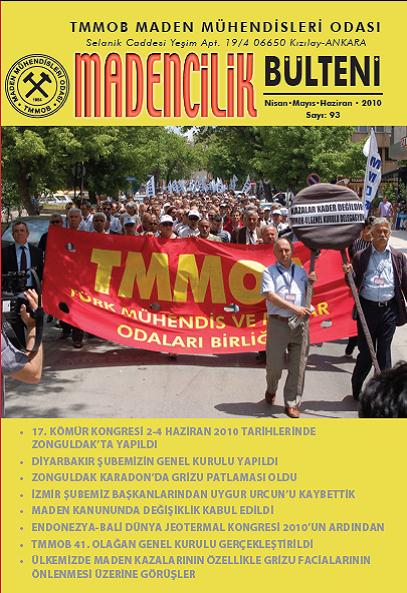 478 MADENCİLİK BÜLTENİ