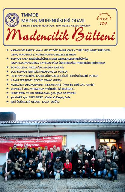 507 MADENCİLİK BÜLTENİ
